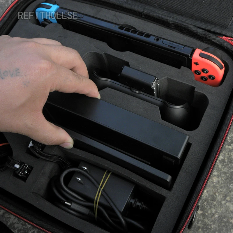 Жесткий чехол для переноски совместимый с Nintendo Switch путешествий контроллером Pro |