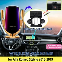 car mobile phone holder for alfa romeo stelvio 2016 2017 2018 2019 telephone stand bracket vent accessories for iphone huawei