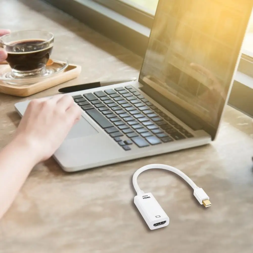 Универсальный портативный адаптер HDMI практичный мини-Кабель DP-HDMI