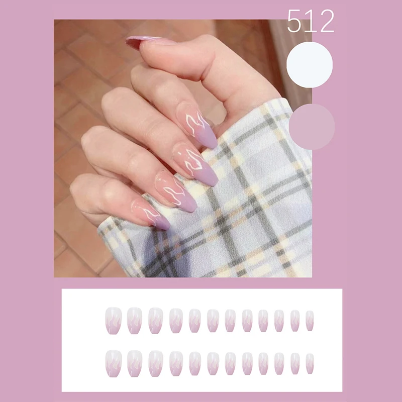 

Красивые поддельные украшения для ногтей NLOS, балерина, искусственное прессование с желеобразным клеем, полное покрытие, стильный ежедневны...