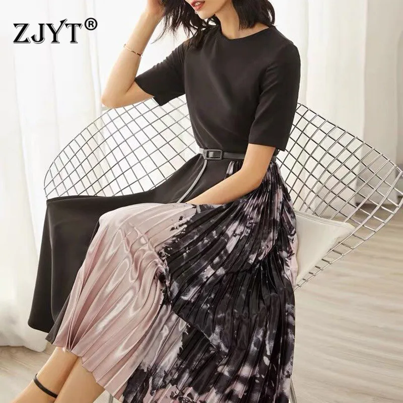 Модная Летняя женская одежда 2020 новая дизайнерская с коротким рукавом