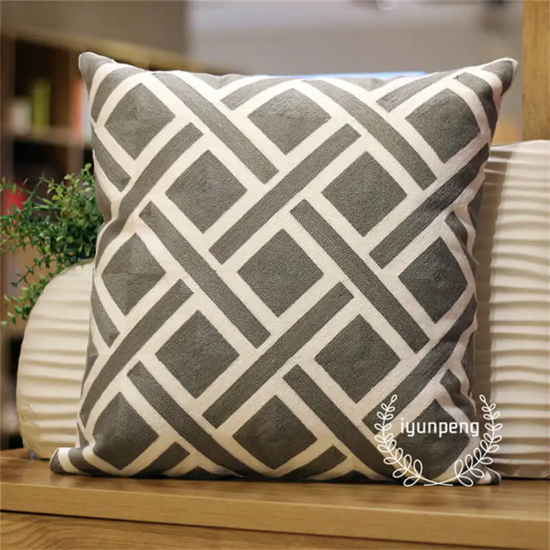 LeRadore 2018 новые чехлы для подушек с геометрическим рисунком из чистого хлопка