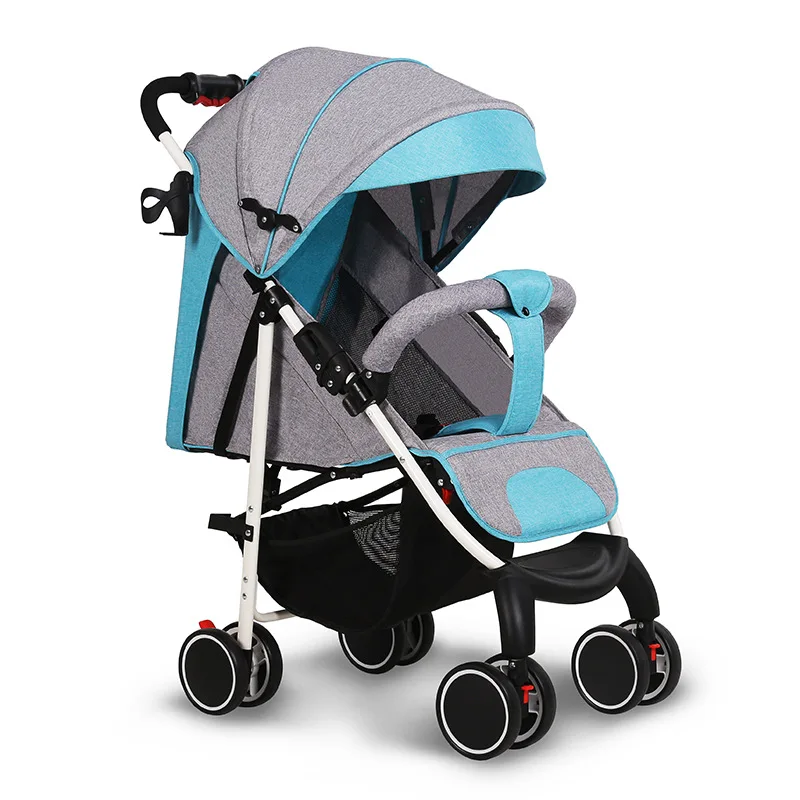 2019 New Comfortable Simple Baby Stroller Electric Lightweight Easy Care Baby Stroller Stroller Baby  Lightweight Stroller