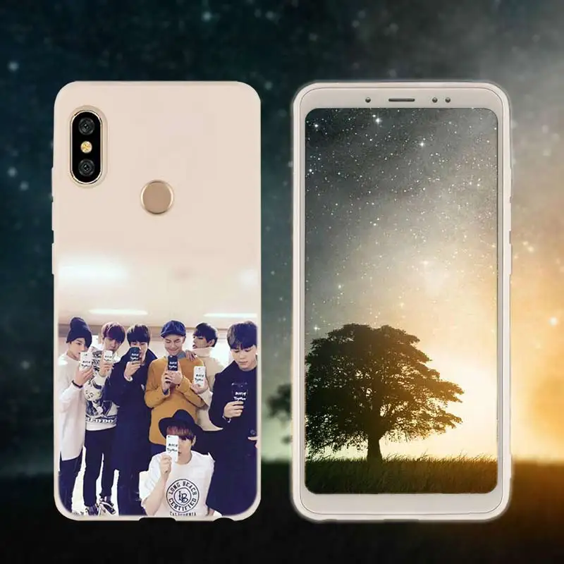 3D printing 03 Мягкий чехол из ТПУ для Xiaomi Redmi 4X 4A 6A 7a Y3 K20 5 Plus Note 8 7 6 5 Pro Bangtan Boys Jimin Suga - Цвет: 3D printing 03
