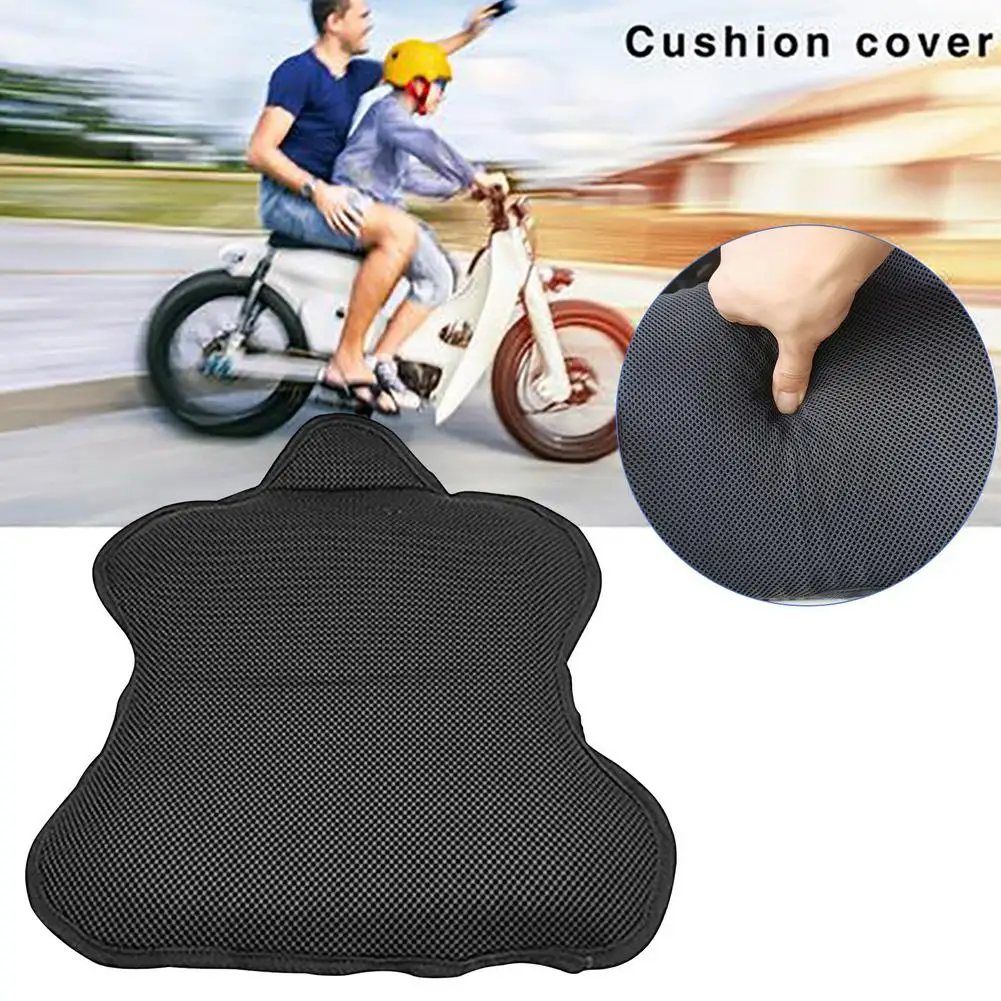 

Motorcycle Cushion Cover Sunscreen Heat Insulation Cushion 3D Mesh Seat Cover Motorcycle Cushion Cover Breathable Perspiration