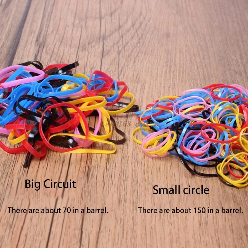 Детские Одноразовые эластичные резинки для девочек флуоресцентные милые