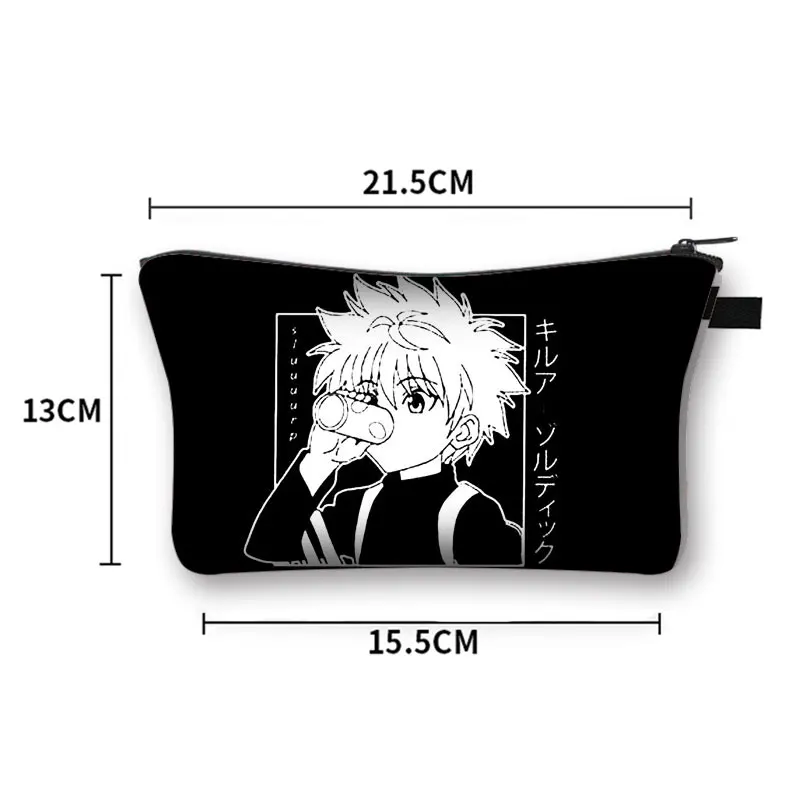 Чехол для косметики из аниме HUNTERxHUNTER женская сумочка макияжа Hunter X HXH kilua Zoldyck Gon