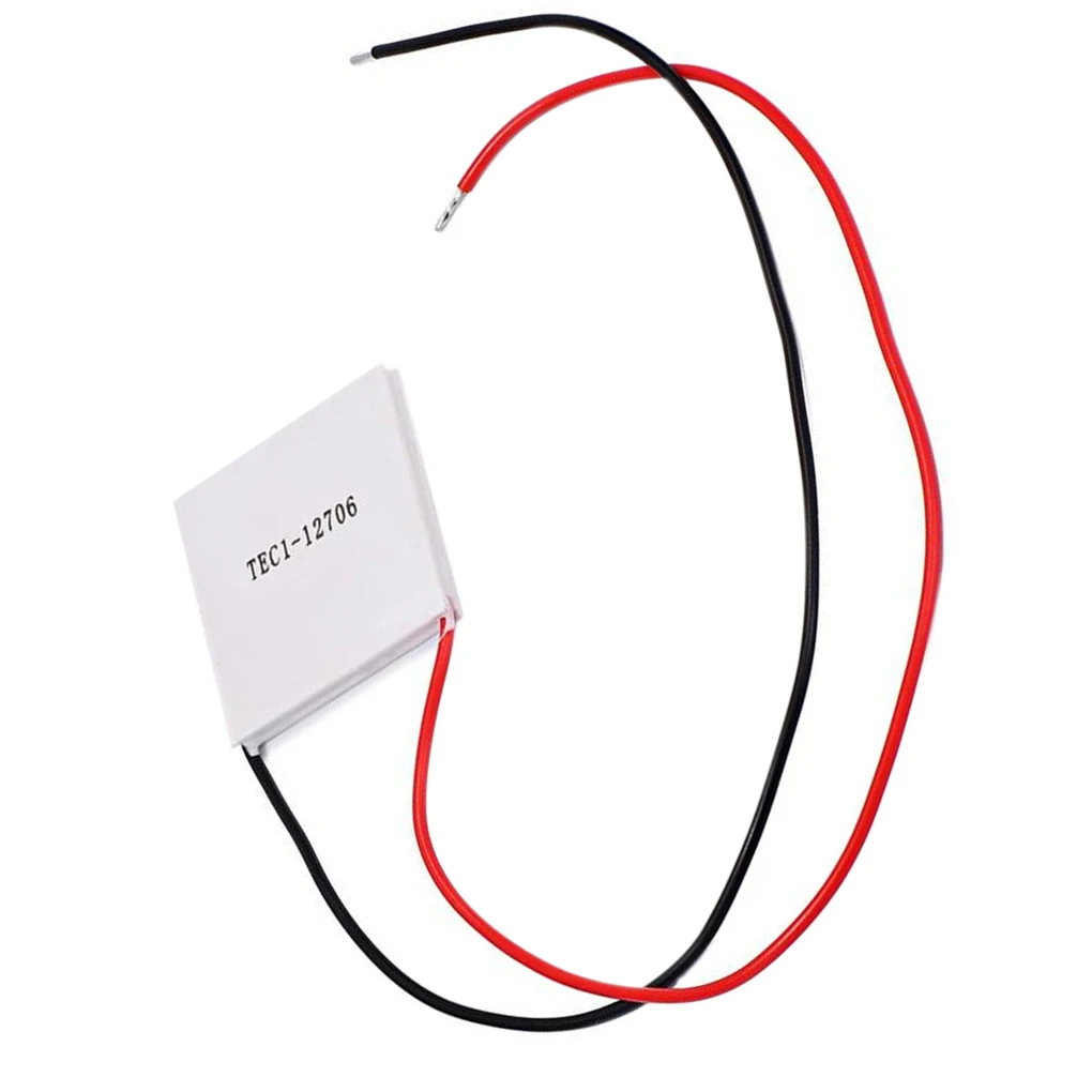 TEC1-12706 12V 60W Heatsink Thermoelectric Cooler Cooling Peltier Plate Module With Insulation Cotton Washer
