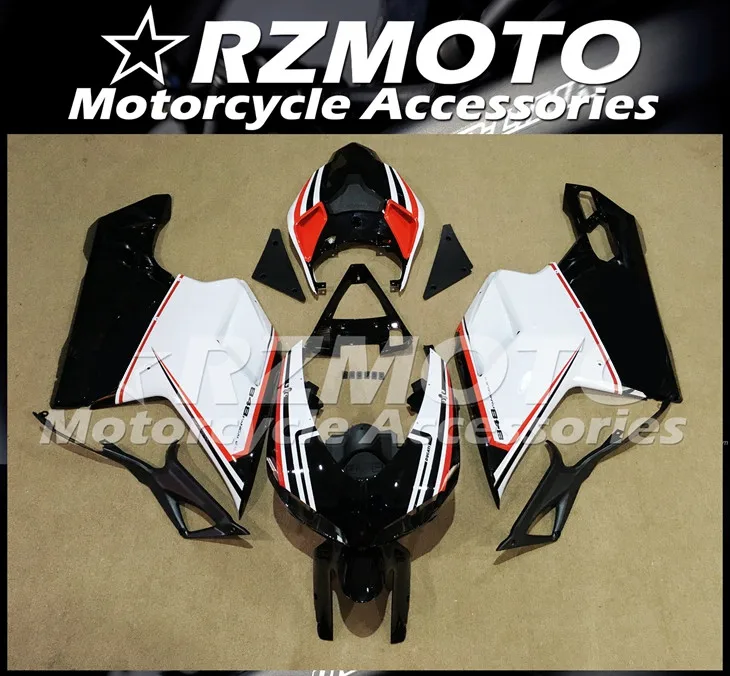 

New ABS Whole Fairings kit Fit for Ducati 848 evo 1098 1198 2007 2008 2009 2010 2011 07 08 09 10 11 Bodywork set Red black cool
