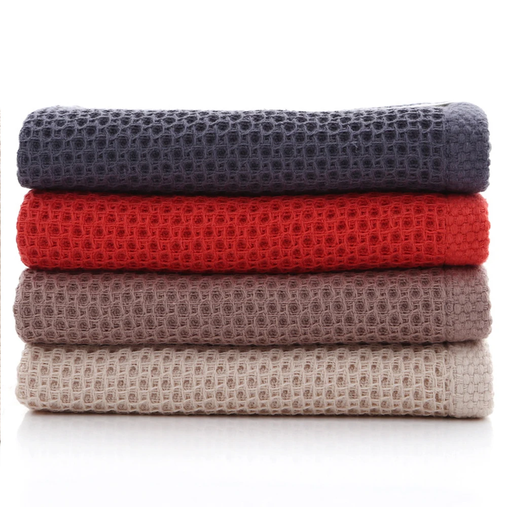 1 шт. тонкое полотенце для рук с Сотами ванной спортивное лица маленькое 100%