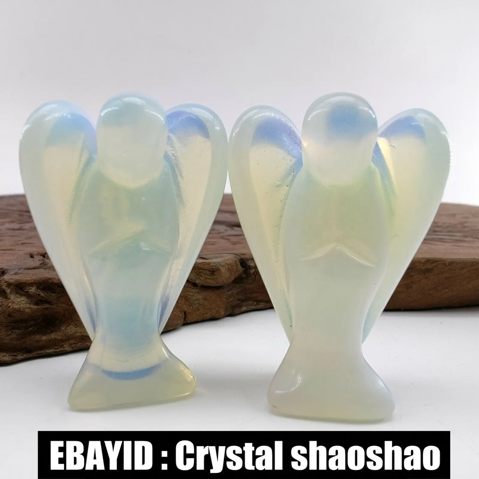 

2 inch opal crystal Angel Skull/carved crystal skull Reiki healing 1PCS
