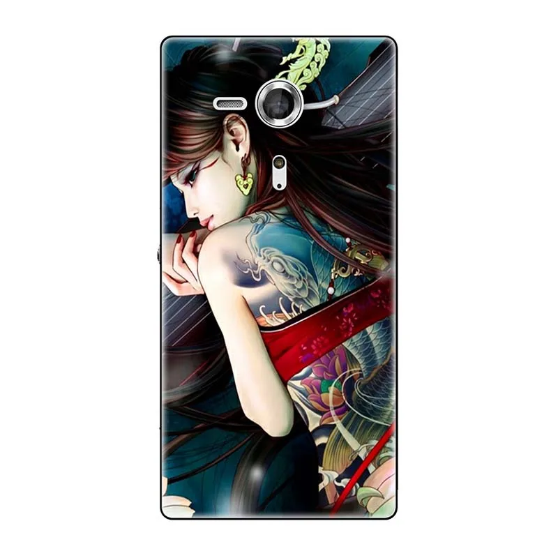 Телефонные чехлы для sony Xperia SP M35 M35h M35C C5303 C5306 C5302 чехол с принтом(розы); волк милый чехол-крышка с узорами чехол для телефона чехол Fundas Para - Цвет: A294