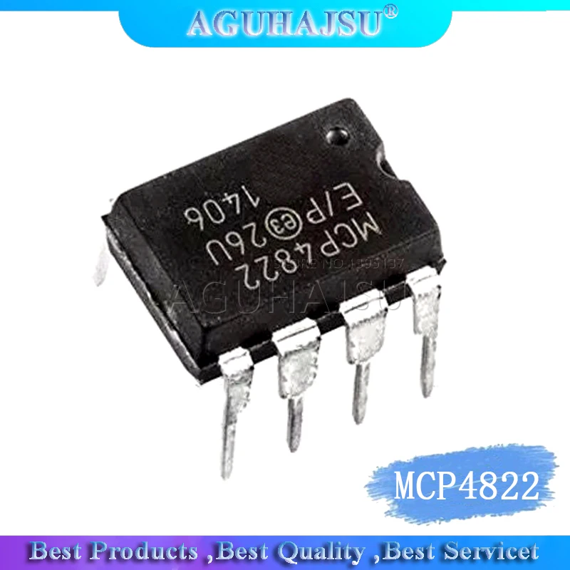 1 шт./лот MCP4822-E/P MCP4822 DIP-8 Новый оригинал | Электронные компоненты и принадлежности