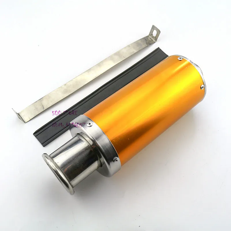 Бесплатная доставка выхлопная труба для мотоцикла квадроцикла 110cc gy6 150cc