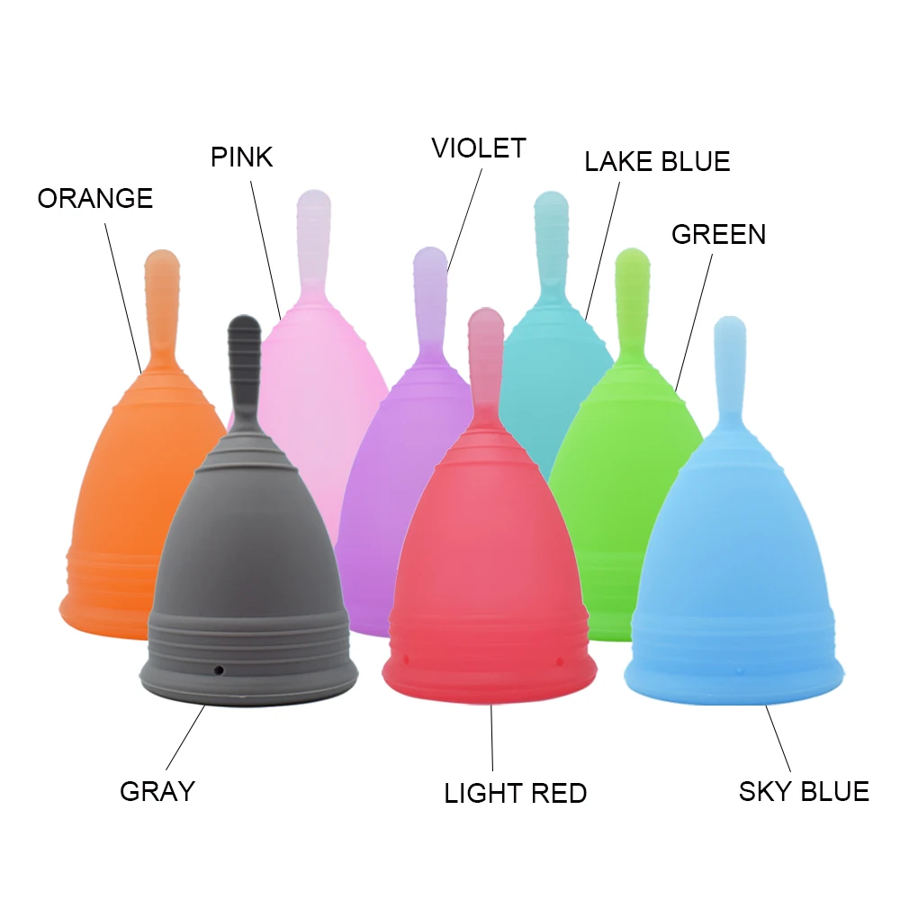 Медицинский Набор силиконовых чашек для менструального цикла женственные