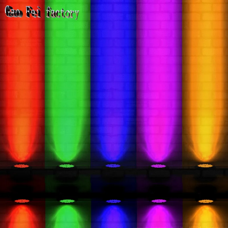 54*3 Вт RGB 3в1 светодиодный par может освещение для студии Клубные вечерние сцены KTV танцевальный бар