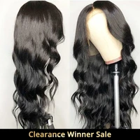 body wave lace front human hair wigs for black women preplucked brazilian short long afro wig swiss natural remy hair 13x4 130