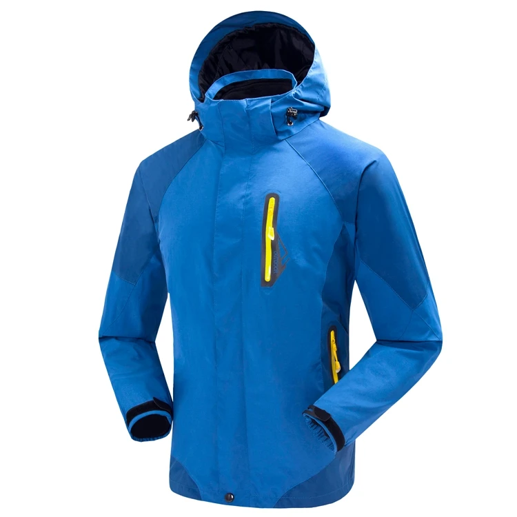 

2019 New Winter Men's Hoodie Two-pieces SoftShell Fleece Jackets Coats Fashion Mens Jackets S-XXL