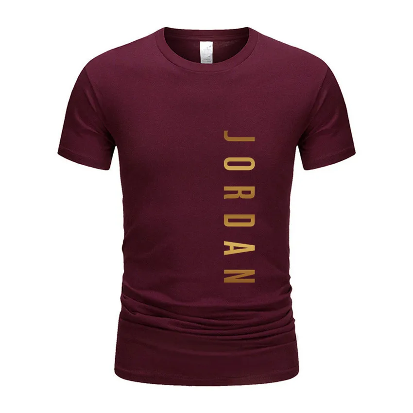 

2021 new summer men's basic T-shirt short-sleeved 100% cotton men's top fashion oversized T-shirt S-2XL