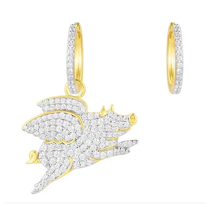 

Серьги асимметричные из серебра 925 пробы с фианитом