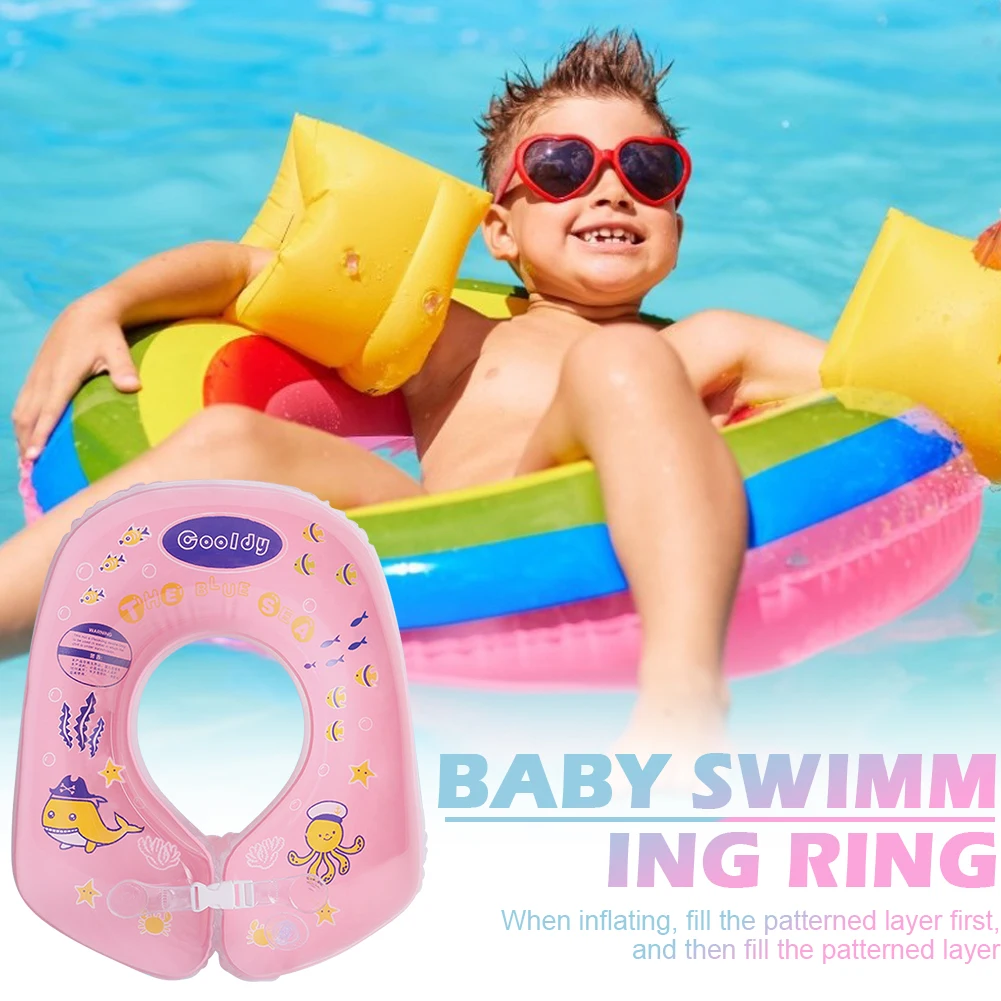 

Safety Gear Foam Swimming Training Summer Layered Air Bag Swimming Ring Folding Float Circle Baby Swim Protector