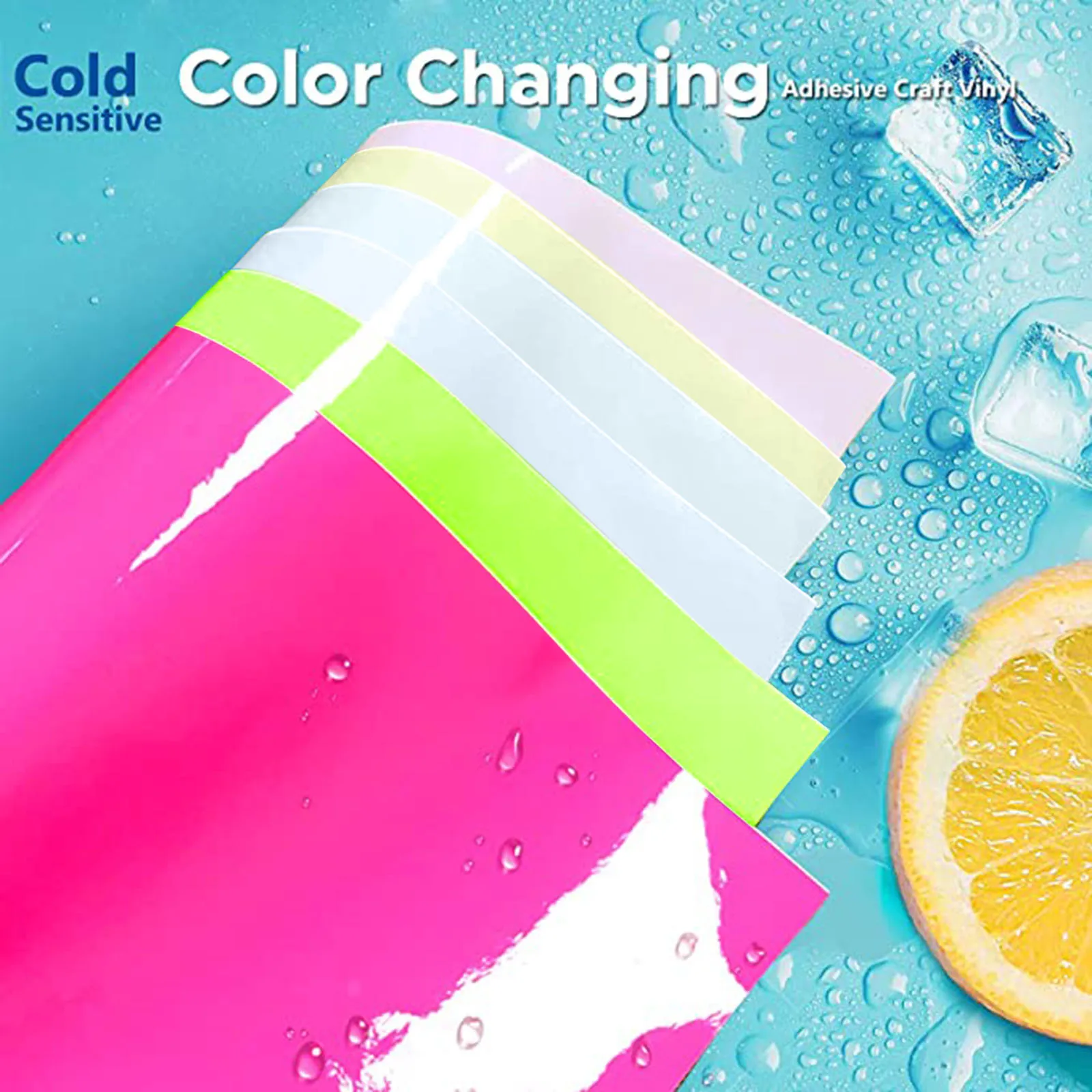 Новинка 2021 чувствительный к холоду меняющий цвет винил Dis Color ation для чашек