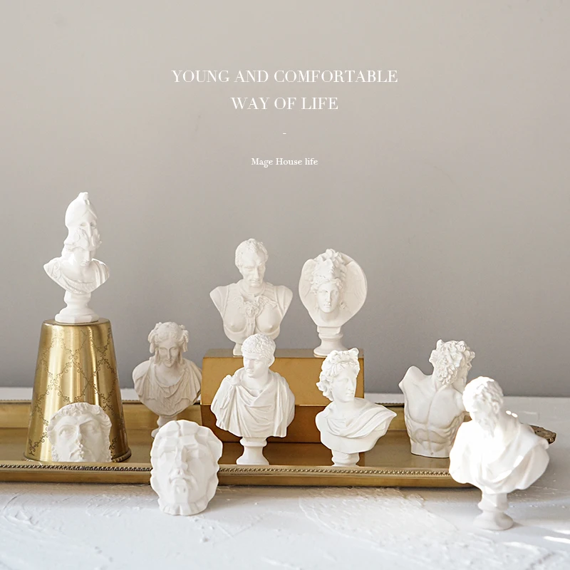 Статуэтка греческой мифологии миниатюрная гипсовая для рисования ремесла