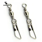 Антикоррозийный шарнирный Вертлюг из нержавеющей стали с общей бочонкой поворотный Рыболовный снасти набор аксессуаров для рыбалки