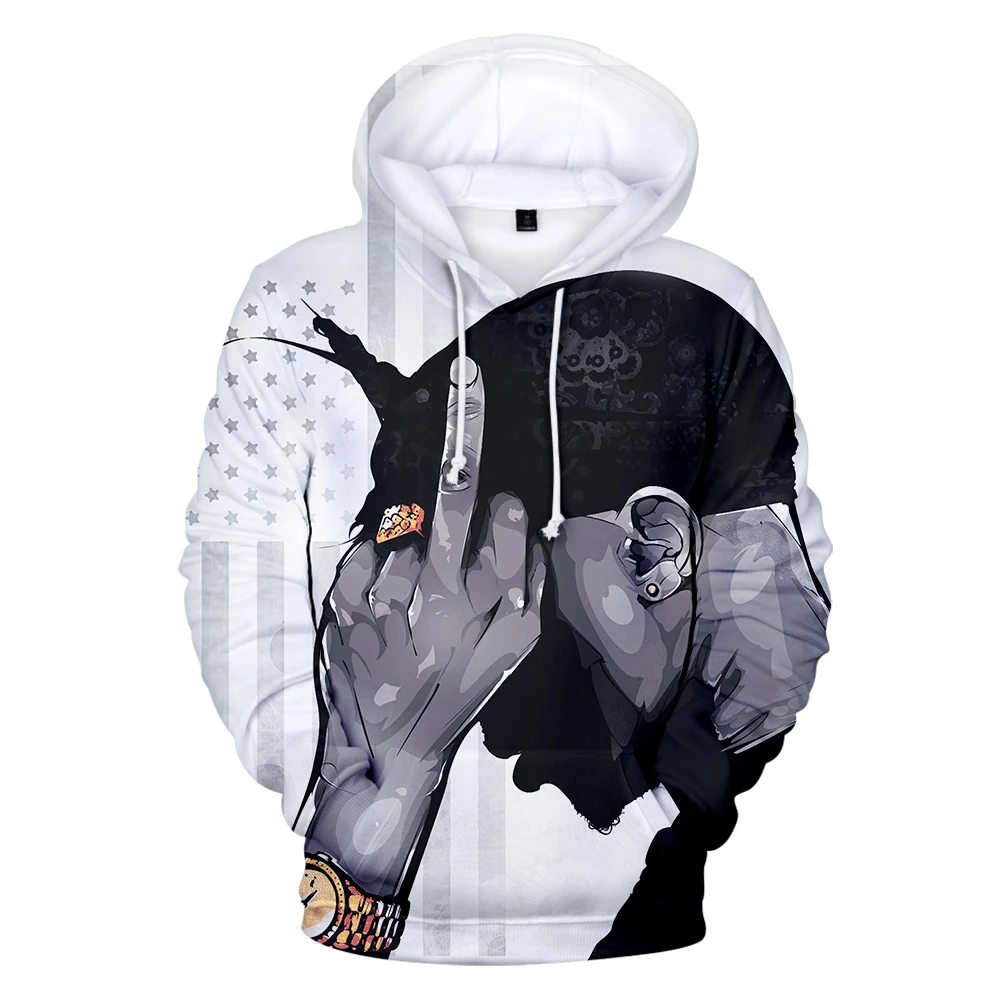 2PAC 3D модные стильные толстовки и свитшоты с рисунком длинным рукавом