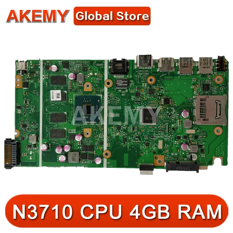 

X541SA for ASUS X541S X541 X541SA laptop motherboard X541SA mainboard test OK N3710 4 cores cpu 4GB RAM