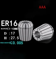 er16 aaa spring collet shuck er16 2 3 4 5 6 accuracy 0 005mm for cnc milling tool holder engraving machine lathe milling tool