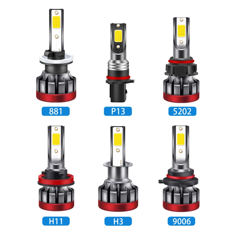 

2 Pcs LED Fog Light Bulbs IP68 3000K 3000LM 30W H8/H1/880/881/5202/9005/HB3/9006/HB4/P13W Fog Bulbs Car Lights Auto Accessories