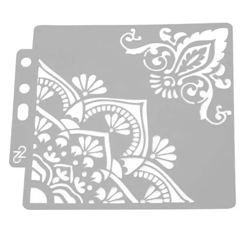 9 шт. многоразовый шаблон для кофе Форма граффити трафареты DIY живопись Домашний