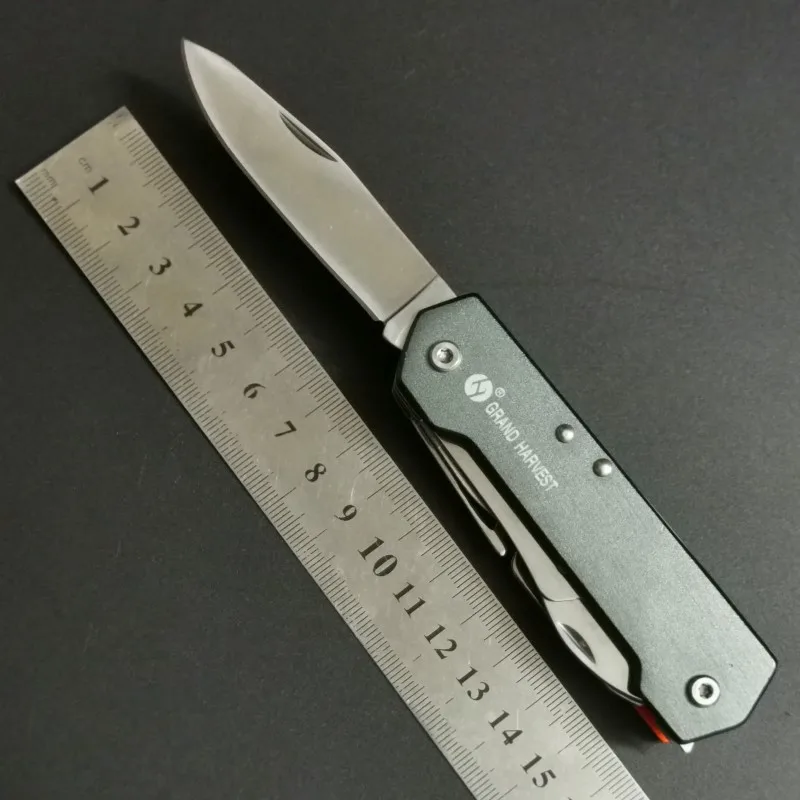 Functional Swiss 91mm Folding Knife Stainless Steel Multi Tool Army Knives Pocket Hunting Outdoor Camping Survival Knives