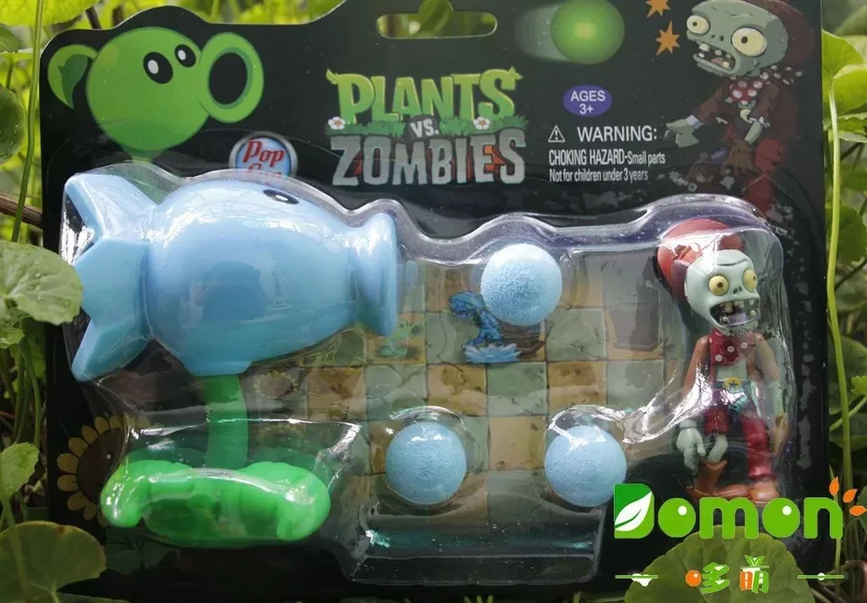 Peashooter ПВХ экшн-фигурки новая популярная игра Plants vs Zombies 5 стилей игрушки для детей