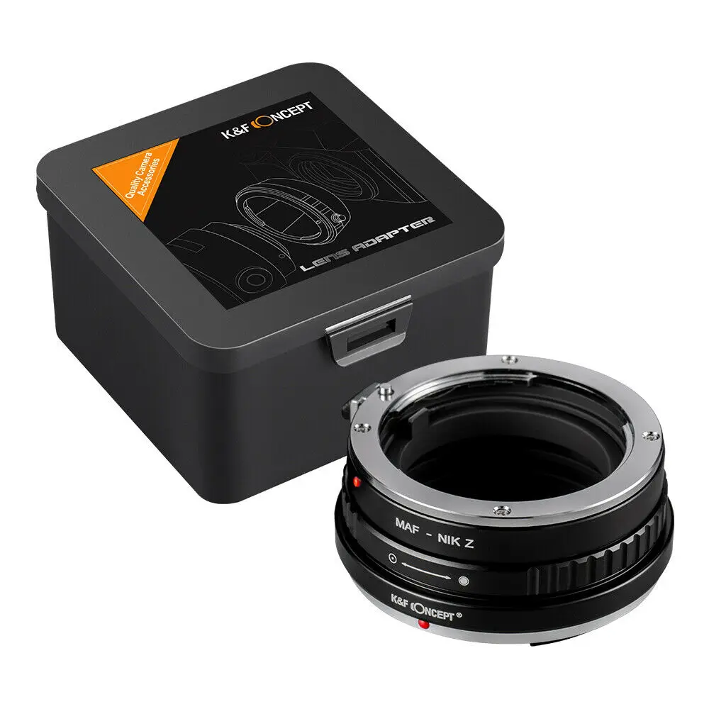 Новый K & F Concept адаптер для объектива Minolta AF MAF камеры Nikon Z6 Z7 Z50 Бесплатная доставка