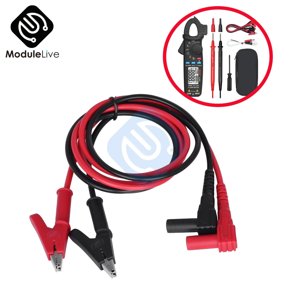 Новый мультиметр типа &quotкрокодил&quot адаптер банан 4 мм с зажимом зажим датчика 20