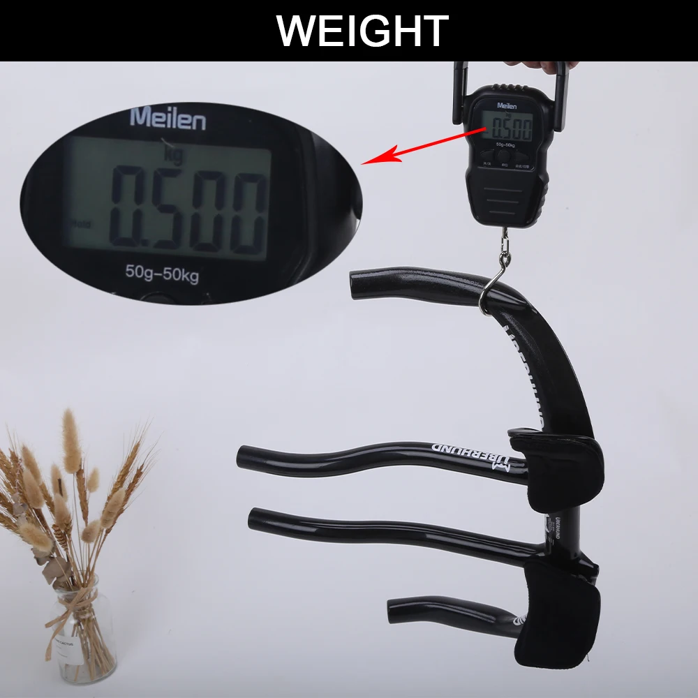 Pаспродажа EC90 глянцевый руль из углеродного волокна для дорожного велосипеда 400x31,8 мм, углеродный удлиненный отдых, руль TT для пробного времени, велоси...