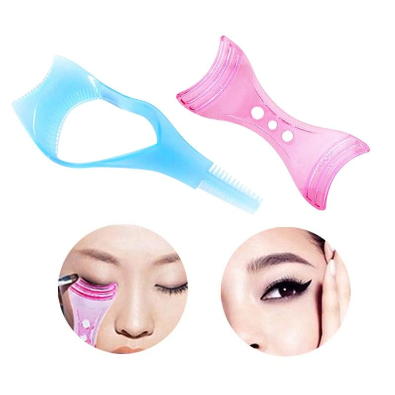 

Eyeliner Model Makeup Eye Helper Device Tool Eyelash Stencil Mascara Eyelash Comb Applicator Eye Liners Guide Card Model