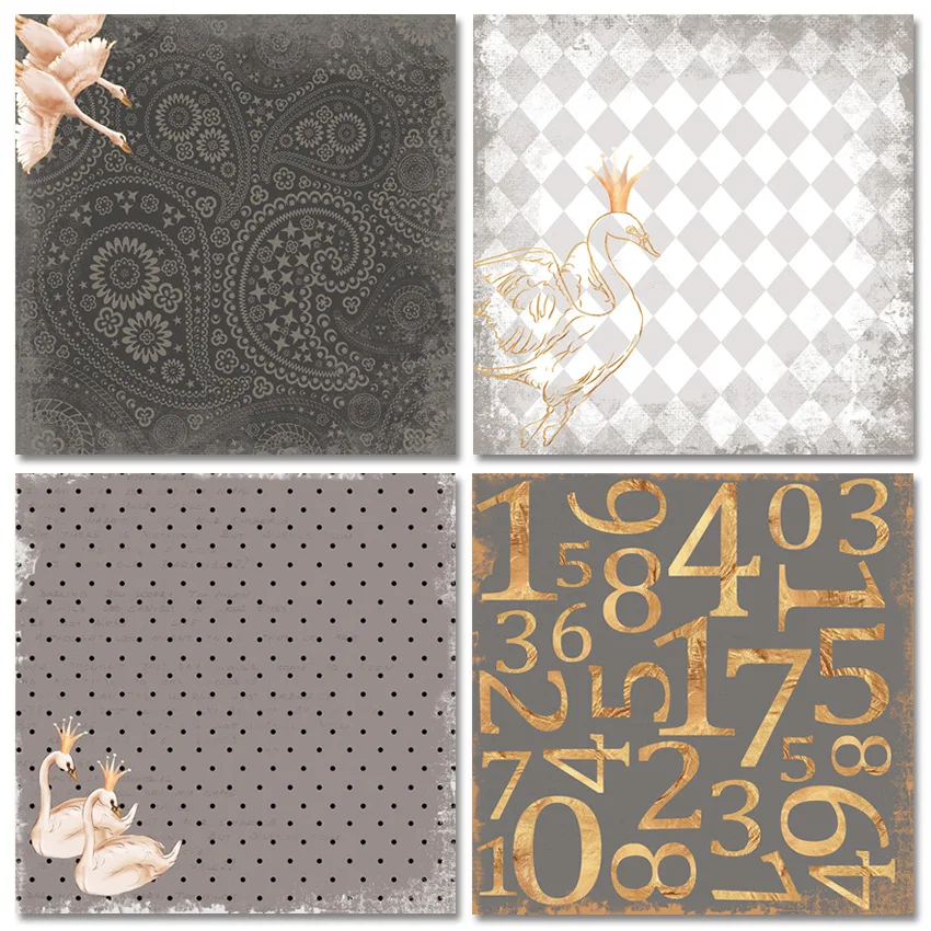 

24 Sheets 6"x6"the Retro Style Pattern Creative Scrapbooking Paper Pack Handmade Craft Paper Craft Background Pad