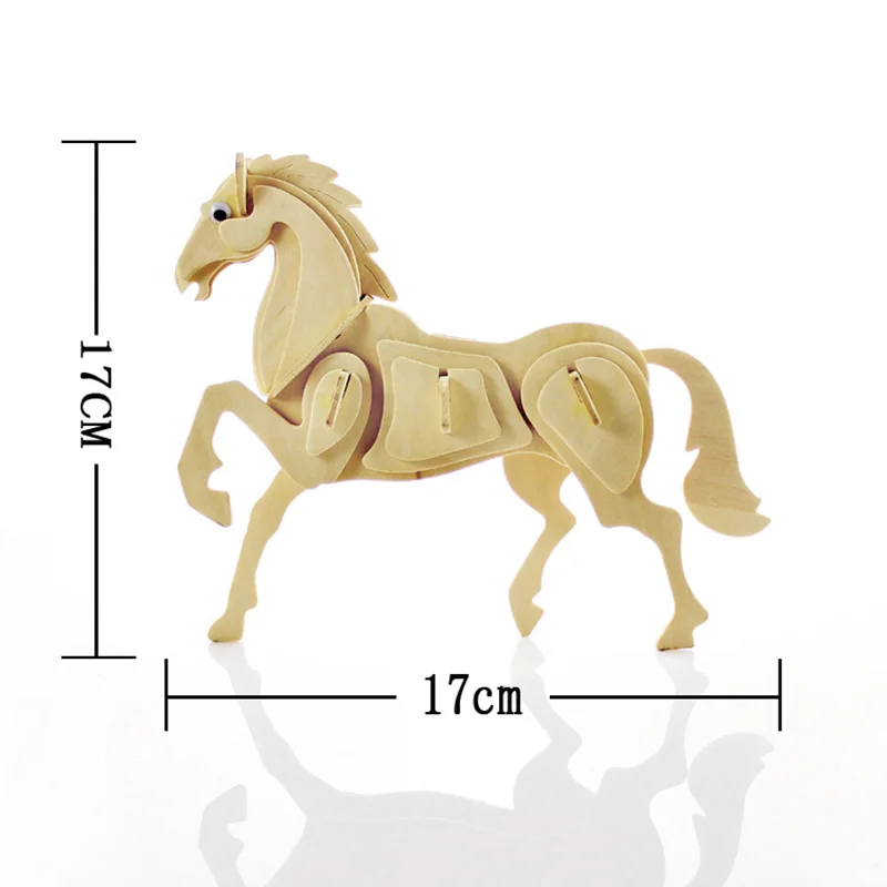 Лидер продаж детский Деревянный 3D Развивающий Пазл сделай сам игрушка для