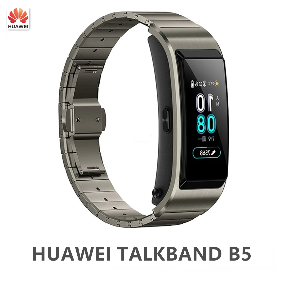 

Huawei Talkband B5 Global Smart Wristbands Bluetooth Headset Sports Bracelet Fitness Tracker Heart Rate Monitoring