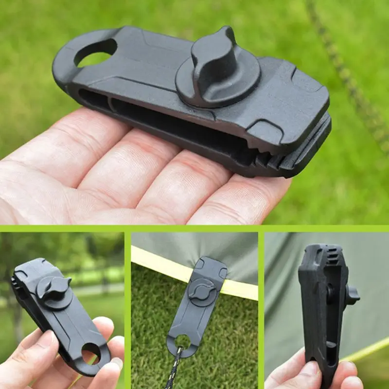 

10 Pcs Outdoor Camping Hiking Tent Awning Canopy Clamp Tarp Canvas Clip Snap Gripper Caravan Jaw Grip Tighten Tool