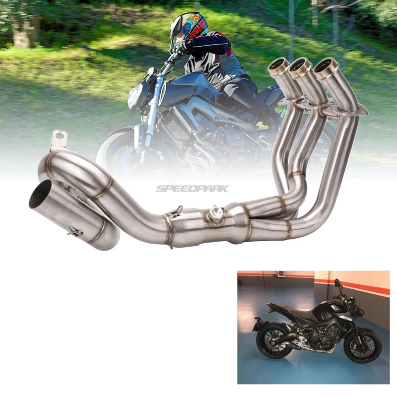 SPEEDPARK мотоцикл полная выхлопная система модифицированный скутер передняя Труба