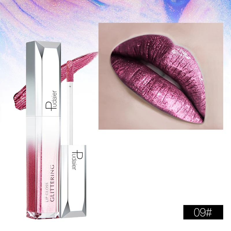 Вампирский стиль 18 Цвета блеск металик для губ Водонепроницаемый средства ухода
