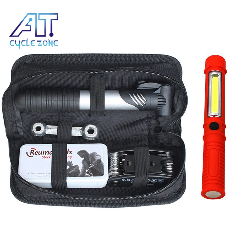 

Цикл зоны гаечный ключ бескамерные шины для ремонта MTB мульти инструменты сумка велосипедные шины цепи ремонтные полоски комплект велосипе...