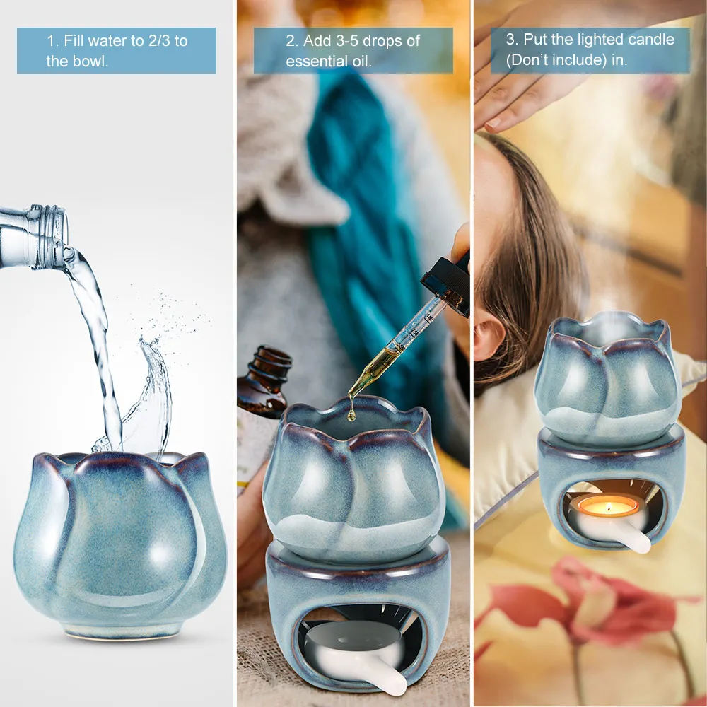Ароматерапевтическая печь лампа в виде свечи украшение для спальни эфирное