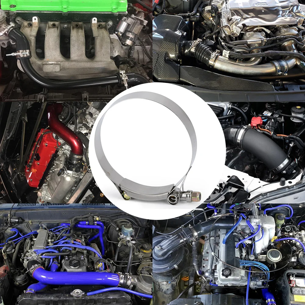 WLR RACING-(2 шт./лот) 3 5 &quotзажимы 92 мм-100 мм нержавеющая силиконовая турбо муфта для