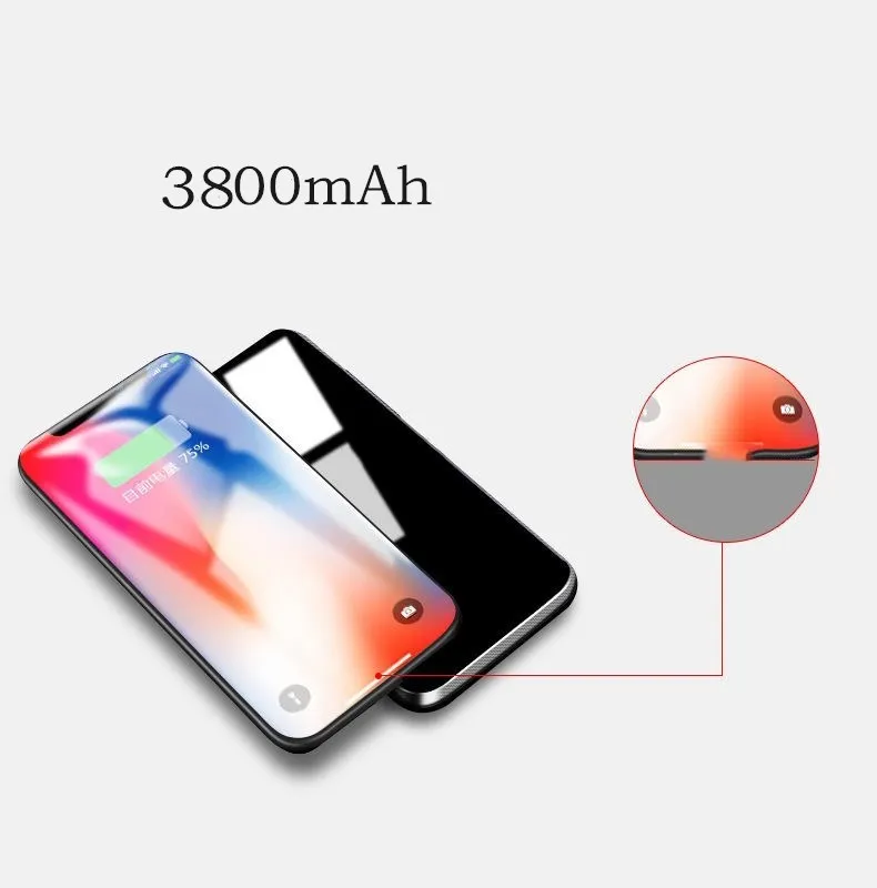 Внешний аккумулятор KQJYS чехол для зарядки iPhone SE 2020 аккумулятора 6 6s 7 8 чехлы