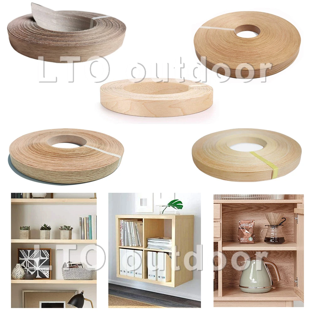 Rolled Wood Edge Sealing, Hot-Melt Glulam Wall Edge Sealing, Table, Door Frame, Cabinet Cover Edge Sealing Furniture Accessories